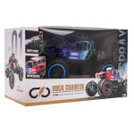 Terénne auto REAL ROCK Crawler s funkciou Smoke - modré